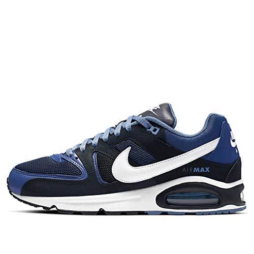 Nike Air Max Command, Scarpe da Ginnastica Basse Uomo, Deep Royal/White/Dark Obsidian 410, 42.5 EU