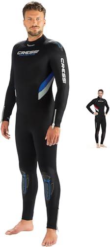 Cressi Castoro Man MONOPIECE Wetsuit Black/Blue 5mm XL/5