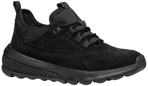 Geox D Spherica Actif A, Scarpe da Ginnastica Donna, Nero, 39 EU