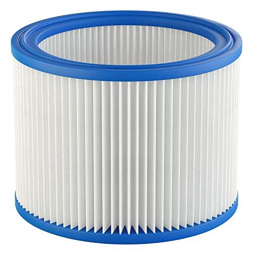 vhbw Filtro a pieghe rotondo compatibile con Aspirapolvere, robot aspirapolvere, aspirapolvere multiuso Nilfisk/Alto/Wap Aero 20, 21, 25, 26, 31