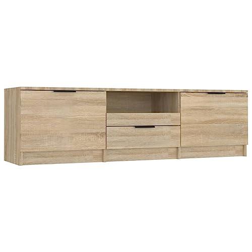vidaXL Mobile per TV Rovere Sonoma 140x35x40cm Legno Multistrato