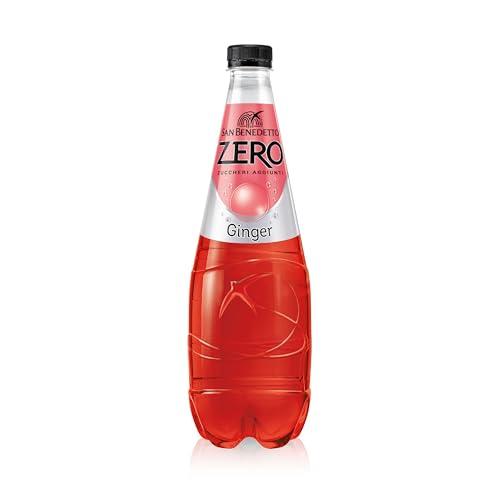 San Benedetto, Bibita Analcolica Gassata al Ginger Zero, 750 ml, Senza Zuccheri Aggiunti e Senza Calorie, Rinfrescante e Leggera