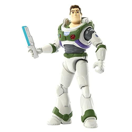 Buzz Lightyear La vera storia di Buzz Space Ranger Alpha Buzz Lightyear Action Figure autentica da 12,7 cm, con 12 articolazioni mobili e spada laser, Giocattolo per Bambini 4+ Anni, HHJ79