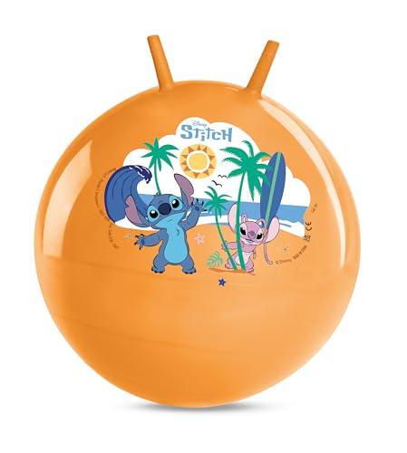 MONDO Toys-Stitch Kangaroo-Palla per Saltare-26092, Colore Arancione, Diametro 50 cm, 26092