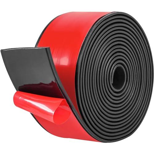 Gomma In Neoprene 40mm*2mm*3m Foglio Di Neoprene Adesivo Solida Gomma Adesiva Strisce Di Gomma Per Guarnizioni Fai Da Te Artigianato Cuscinetti Anti Vibrazioni Antiscivolo (40mm(B) x2mm(D) x3m(L))