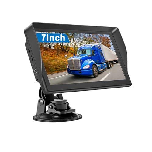 NEWFUN Navigatore Camion,Navigatore Auto,2025 7 Pollici GPS Touchsceen Navigatore 8GB,con POI Avviso Guida vocale Lane Programma gratuito a vita Aggiornamento UE,per Auto Camion