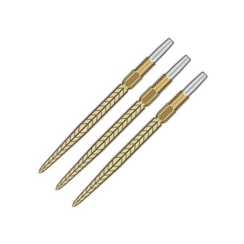 Target Darts Punte per Freccette Swiss Point, RVE (Set di 3 Punte) 26MM - Punte per Freccette Oro| Change, Punte Swiss Storm, Accessori Professionali per Freccette