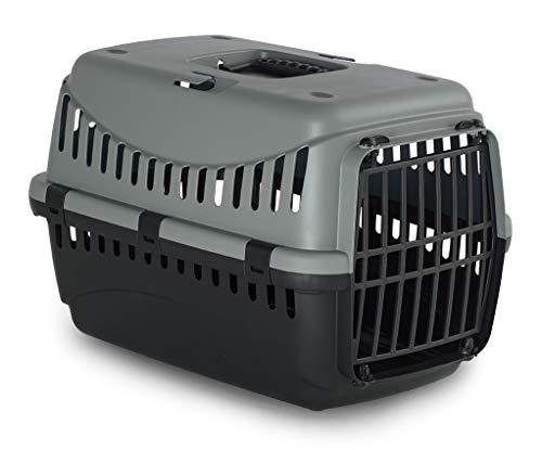 MP Bergamo - Cestino da Trasporto Gipsy 50 Porta in plastica per Gatti, 5 kg, Colore: ECO GREEN