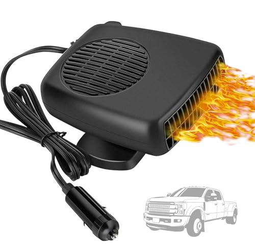 Showvigor Riscaldatore per Auto, Portatile Sbrinatore Parabrezza Auto 150W 12V Riscaldatore Auto 2 in 1 Funzione di Raffreddamento del Riscaldamento