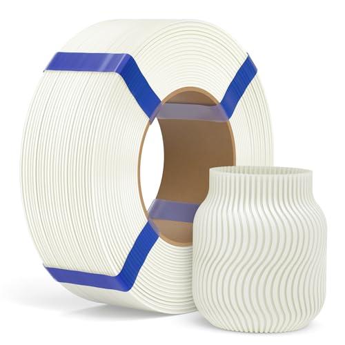ELEGOO Filamento PLA Basic Di Ricarica 1,75 mm Bianco 1 kg, PLA Refill Per Stampante 3D Senza Bobina, Precisione +/- 0,02 mm, Compatibile Con Bobina Riutilizzabile