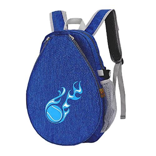 harayaa Borsa per Racchette da Tennis per Bambini Borsa per Il Trasporto Borsa per Pickleball Pagaie Zaino per Giocatore, Ragazzi Ragazze, Adolescenti, Profondo Blu