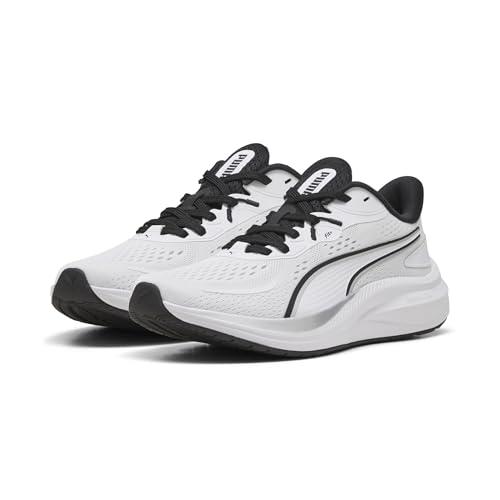 PUMA Skyrocket Lite 2, Scarpe per Jogging su Strada Unisex-Adulto, Bianco Argento Nero, 42 EU