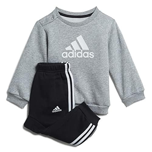 adidas I Bos Logo Jog, Set Sportivo. Unisex-Bambini e Ragazzi, BRGRIN/Bianco, 12 Mesi