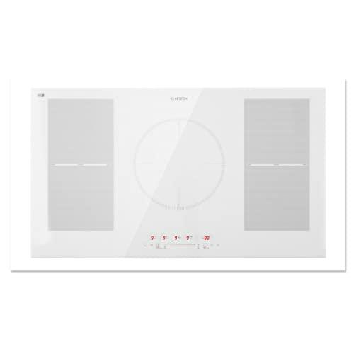 Klarstein Piastra Induzione 5 Fuochi, Piano Cottura Induzione 9300W, Piano Cottura Induzione a 5 Fuochi Integrata con Controllo Touch, Fornello a Induzione, Piastra ad Induzione Professionale 5 Zone