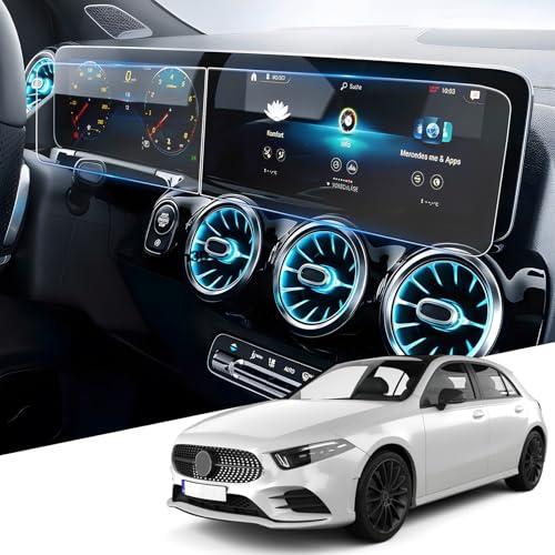 WEIPIN Pellicola Protettiva in Vetro Temperato per Mercedes Benz Classe A W177 V177 / Classe B W247 / EQC 2019-2024 2025 2026 - Accessorio per Navigazione