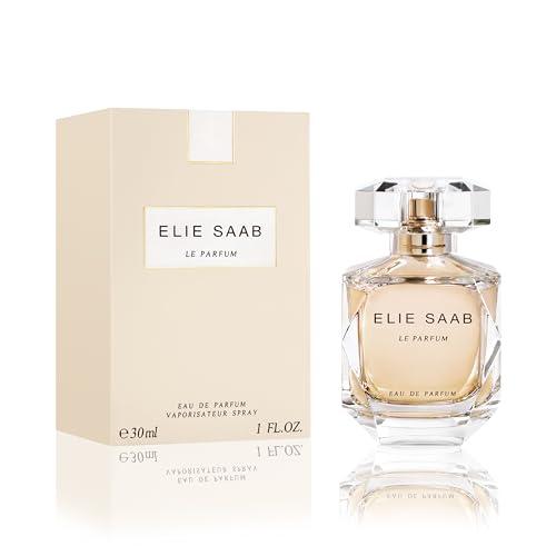 Elie Saab Le Parfum 30 ml – Eau de Parfum da Donna – Fragranza Chypre Floreale – Note Luminose di Fiore d'Arancio, Gelsomino, Rosa Mellifera e Patchouli – Flacone in Vetro Trasparente