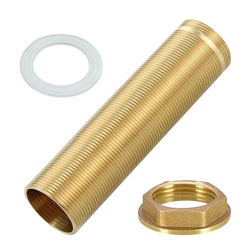 150 × 31.5 mm Tubo Filettato Rubinetto, Acciaio Inox Prolunga per Tubo Filettato, Raccordi per Rubinetteria, Riparazione del Rubinetto, Raccordi ad Angolo Retto per Rubinetti (1)