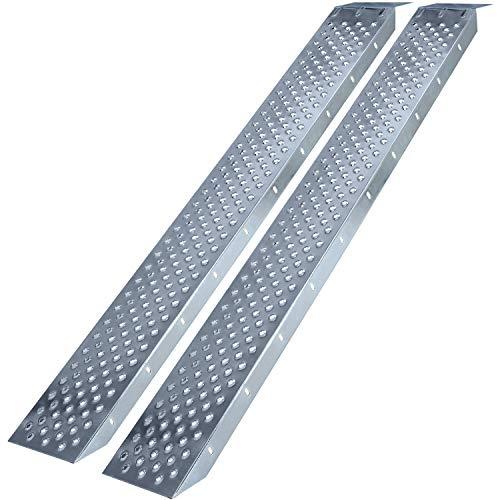 MASKO® 2X rampa Max 400kg per paio | Bacino di carico | acciaio zincato | antiscivolo | 200kg* per unità | per autovetture quad ATV per motociclette