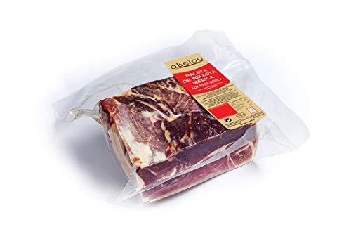 aBeiou. 1KG PROSCIUTTO IBERICO ALIMENTATO CON GHIANDE DISOSSATO (Spalla) Sottovuoto Pata Negra. Stagionato +30 mesi a Guijuelo (Spagna). Paleta Iberica de Bellota Disossato Spagnolo.