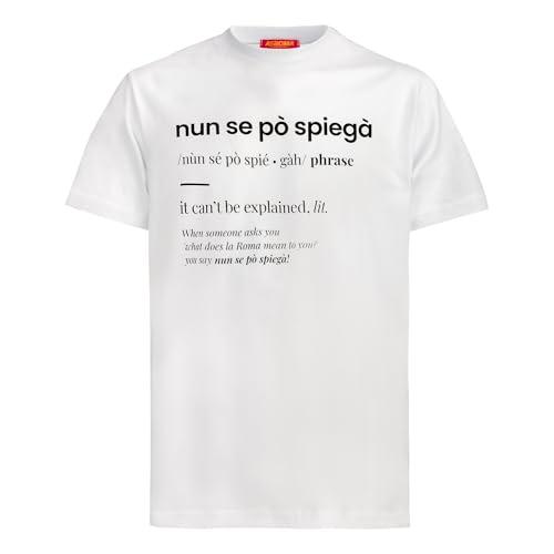 AS Roma T-Shirt Nun Se Pò Spiegà - M