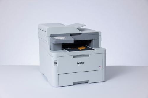 Brother MFCL8390CDW Multifunzione LED a Colori 4 in 1(Stampa/Copia/Scan/Fax), 30 ppm,Stampa fronte/retro auto fino a 12 pag/min,Gigabit ethernet, WiFi a 5 GHz e USB,Vassoio 250 fogli espandibile a 500