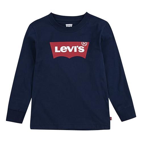 Levi's Lvb L/S Batwing Tee, Maglia a maniche lunghe Bambini e ragazzi, Blu (Dress Blues), 14 anni