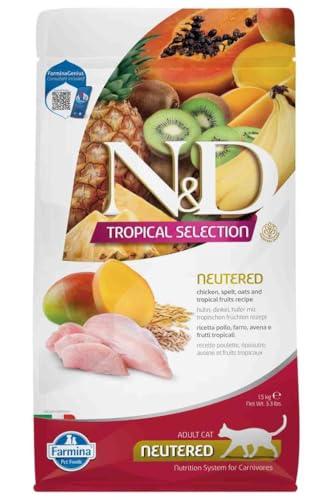 FARMINA ND Cat Tropical Selection NEUTERED Pollo 1,5 kg