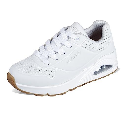 Skechers Uno Stand On Air, Scarpe da ginnastica Bambini e ragazzi, White Synthetic Trim, 39 EU