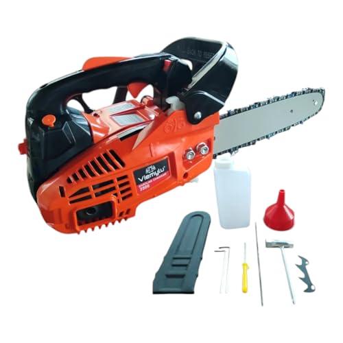 Motosega a Scoppio 2 Tempi 25,4CC – Barra 10” (25 cm), Potenza 1 kW/11500 giri/min, Peso 3,1 kg, Sistema Easy Start, Serbatoio Olio 180 ml, Serbatoio Carburante 260 ml, Uso Professionale
