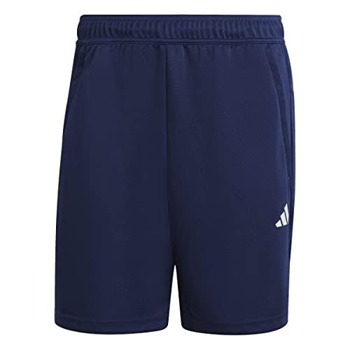 Adidas Uomo Train Essentials all Set Training Shorts, Dark Blue/White, L Tall