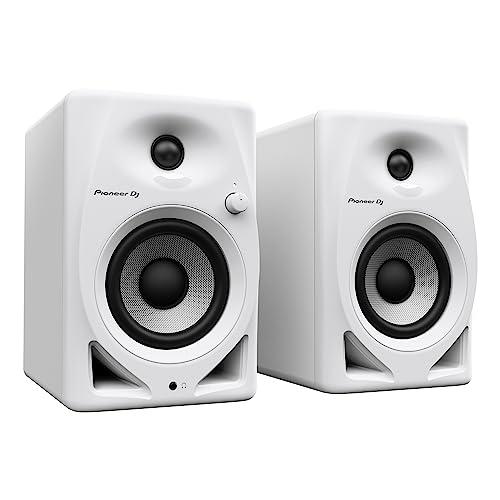 Pioneer DJ DM-40D-W Altoparlante per monitor attivo da tavolo da 4 pollici - Bianco
