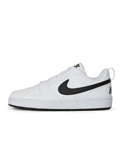 NIKE Court Borough Low RECRAFT (GS), Sneaker, White Black, 39 EU