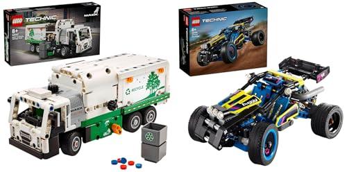 LEGO Technic Camion della Spazzatura Mack LR Electric, Veicolo Giocattolo & Technic Buggy da Corsa, Macchina Giocattolo per Bambini, Bambine, Ragazzi e Ragazze da 8 Anni