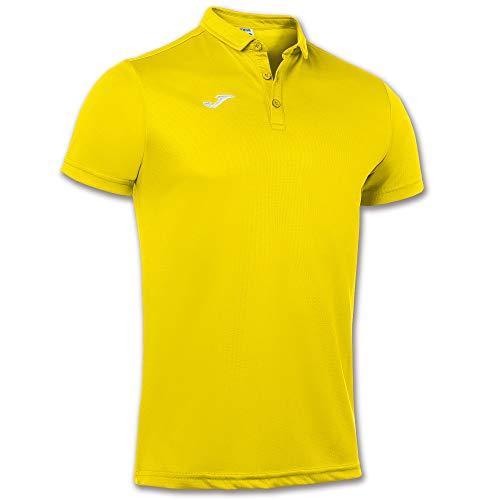 Joma 100437.900.M Polo a Manica Corta, Hobby, Uomo, Giallo, M