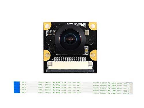 Waveshare IMX219-160 Camera for Raspberry Pi 5/Pi 4/CM5/CM4/Pi Zero (Require Additional FPC Cable, Not Included), 8MP, FOV 160°, Also for Jetson Nano/RDK X3/VisionFive2 Motherboards