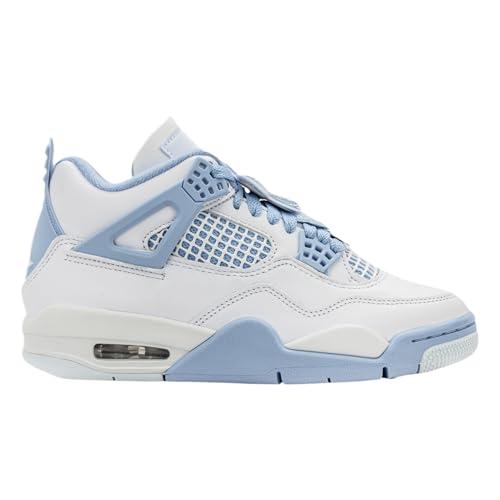 Jordan Air Jordan 4 WMNS DJ0675 200 Shimmer da donna, taglia, Bianco/Alluminio-blu Tinta-olio Verde, 44.5 EU