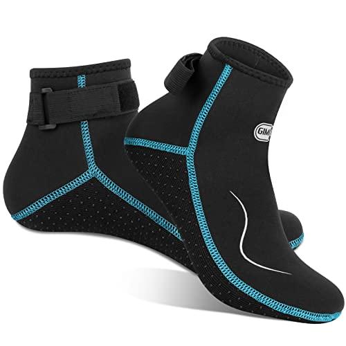 Gimilife Calzari Neoprene 3MM per Uomo e Donna, Calze da Acqua Termiche per Sub, Beach Volley, Piscina, Immersioni, Snorkeling, Nuoto, Surf, Vela, Kayak