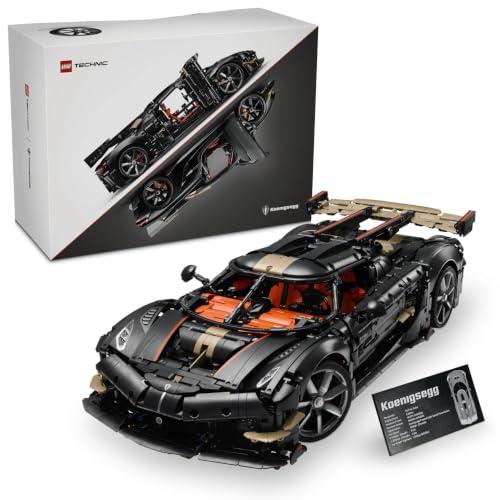 LEGO Technic Hypercar Koenigsegg Sadair's Spear - Kit di Modellismo Auto per Adulti - Set STEM con Motore V8, Sospensioni Triplex e Modalità Ghost - Idea Regalo per i Fan dell'Automobilismo - 42232