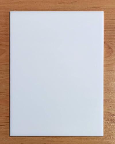 Lastra in Metacrilato Acrilico Bianco 3mm A3 Foglio di Plastica Dura Diverse Misure (1 ud /29,7 x 42 cm)