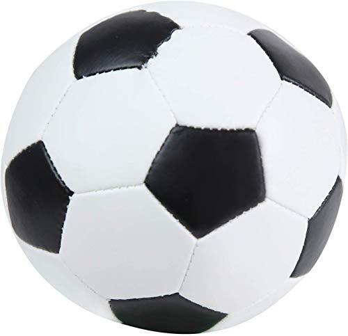 Lena Gli Sport Morbido Palloni Da Calcio 3-Pezzo Set per 12+ Mesi Bambini, 13 cm Diametro, Nero/Bianco