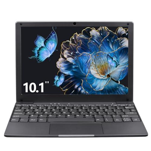 LONGEVINCE Mini Laptop Portatile Ultra-Sottile da 10,1 Pollici, Processore Celeron N4020 (fino a 2,8 GHz), 8GB RAM DDR4, Peso di soli circa 0,8 kg, Webcam Integrata, WiFi (Grigio, 8+256G SSD)