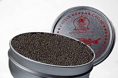 Sepehr Dad Caviar dalla Siberia | Caviale di storione siberiano | SENZA borace | 125 g