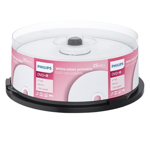 Philips Dvd-R 16X Printable Inkjet Camp. 25