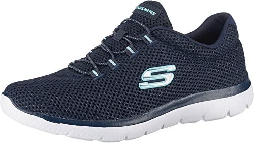 Skechers Summits Lite, Scarpe da Ginnastica Donna, Navy Light Blue, 41 EU