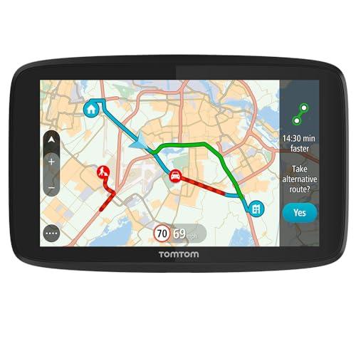 TomTom Navigatore Satellitare per Auto GO 620 (6 Pollici, Aggiornamenti da Wi-Fi, Mappe del Mondo, info traffico in tempo reale, Tutor e Autovelox, Schermo Capacitivo) [Ricondizionato]