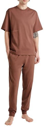 United Colors of Benetton 30964F00V Pantalone del Pigiama, Marrone, S Uomo