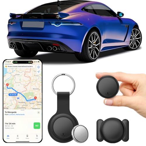 GPS Auto Localizzatore con App Tracker GPS Android Magnetico(Compatibile con Sistemi Android e iOS),Localizzatore gps Monitoraggio in Tempo Reale per Veicoli, Bambini e Animali Domestici,Nero