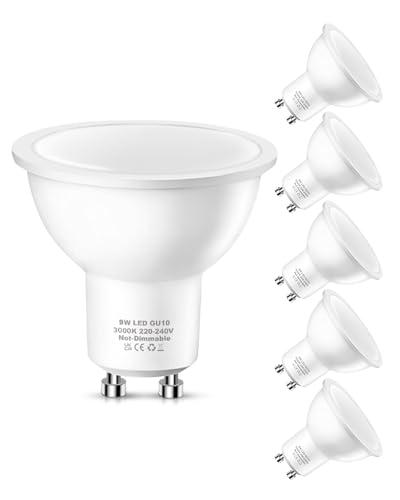 GU10 lampadine LED, 60W lampadina alogena equivalente, 7W GU10 lampadine LED, confezione 6