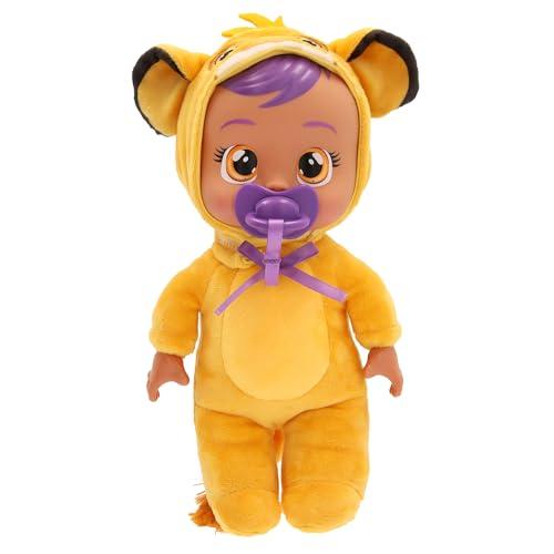 Cry Babies Tiny Cuddles Disney Simba, Bambola di Peluche ispirata a Simba di Il Re Leone, che Piange Lacrime vere, Giocattolo Regalo per Bambini e Bambine dai 18 Mesi in su