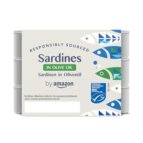 by Amazon MSC Sardine All'olio D'oliva, 3x125g